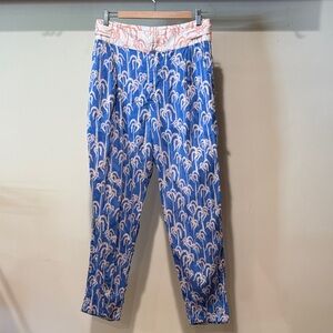 Scotch & Soda Blue and Pink Patterned Chinos